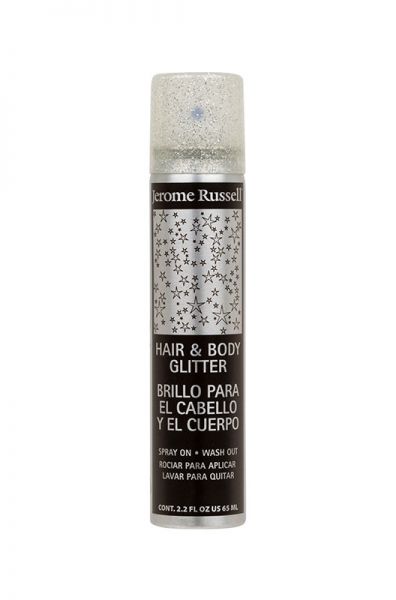 Punky Colour Jerome Russell Hair and Body Glitter Spray - Silver