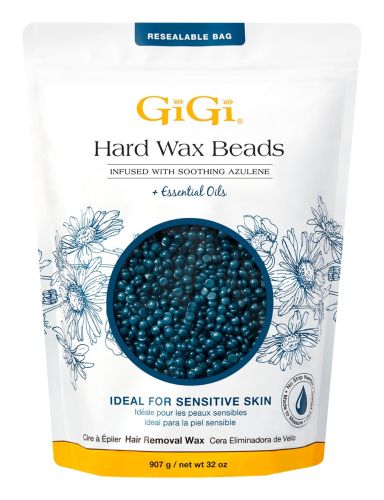 GiGi Hard Wax Beads Infused with Smoothing Azulene 32oz