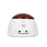 Front view of GiGi 14 Ounce Wax Warmer with lid featuring its indicator lights and temperature control slider