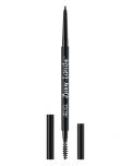 Uncapped Ardell Brow-lebrity Mirco Brow Pencil Soft Black featuring spoolie brush and pencil with cap at either side
