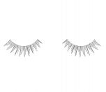 Pair of Ardell Lash Lites 334 false lashes side by side featuring clustered lash fibers