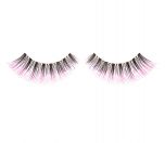 Pair of Ardell Ombre Lash Pink false lashes side by side featuring a flared and clustered lash fibers