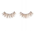 Set of Ardell Wispies Brown lashes in Brown color features its flared & crisscrossed style with a feathered lash look