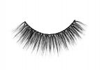 Close-up of an Ardell Glamour 141 false lash with round fluttery shape & finely tapered ends