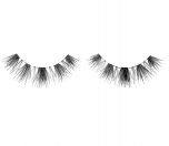 Pair of Ardell Glamour 142 upper faux lashes side by side featuring its rounded clustered lash style with finely tapered ends