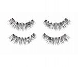 2 pairs of upper & lower Ardell Magnetic Double Demi Wispies faux lashes for the left & right eyes side by side