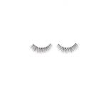 A single pair of Ardell Beauty Aqua 110 Eye Lashes for the left & right eyes isolated on white color background