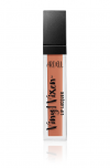 A double wall lipstick bottle in a 90-degree position of Ardell Vinyl Vixen Lip Lacquer in Kinky Nude shade