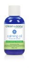Closeup 2-ounce container of Clean + Easy calm post-waxing care solution for sensitive skin in azulene oil variant