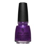 Front view of China Glaze bottle with black cap in shade Twilight Desert.
