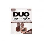 Front view of Ardell DUO Line It Lash It  2 In 1 Eyeliner &  Lash Adhesive Black and Brown retail wall hook packaging
