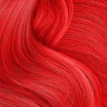 Hair swatch of the red spray