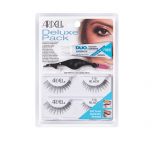 Set of Ardell Deluxe Pack contains two pairs of 110 lashes, DUO adhesive & soft touch applicator inside its retail packaging