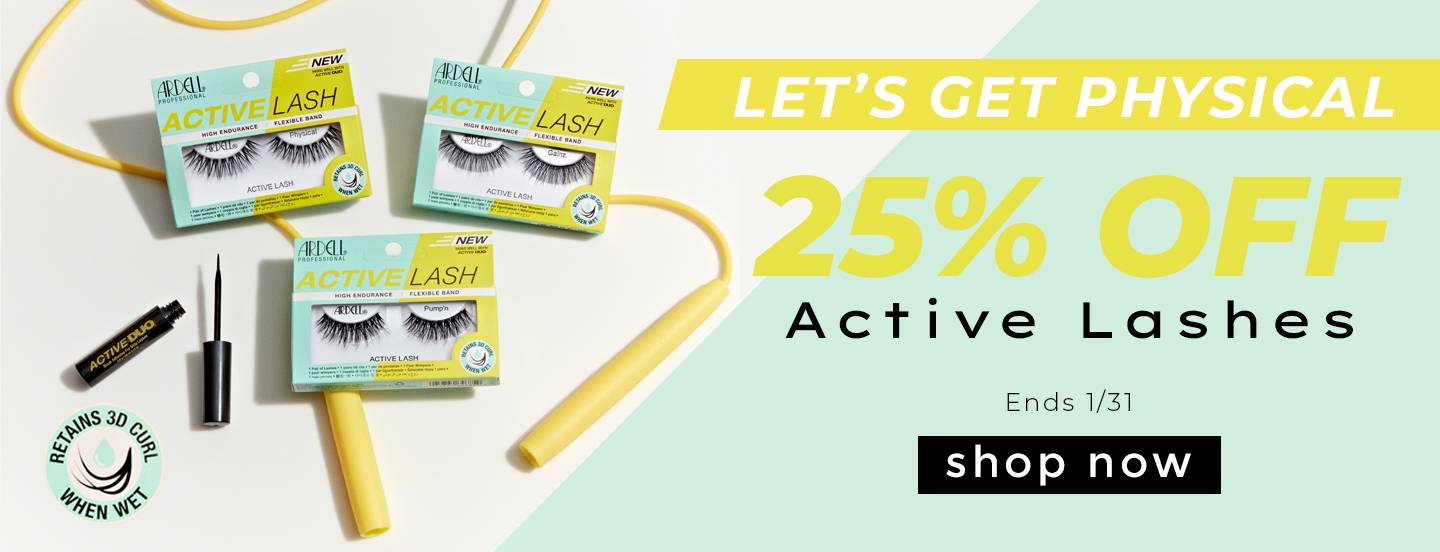 ardell active lashes collection banner