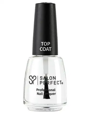 Salon Perfect Salon Perfect Nail Lacquer, 601 Crystal Clear Top Coat,   fl oz Salon results without the premium price tag