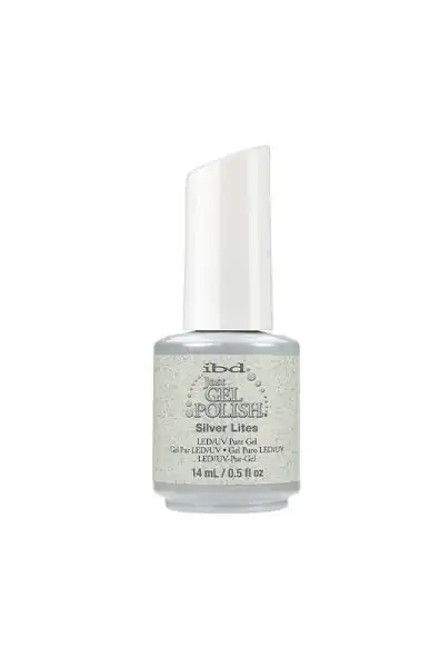 ibd Beauty ibd Just Gel Polish Silver Lites  oz The Nail People  Professional Choice for Hard gels and Nail Soak offs