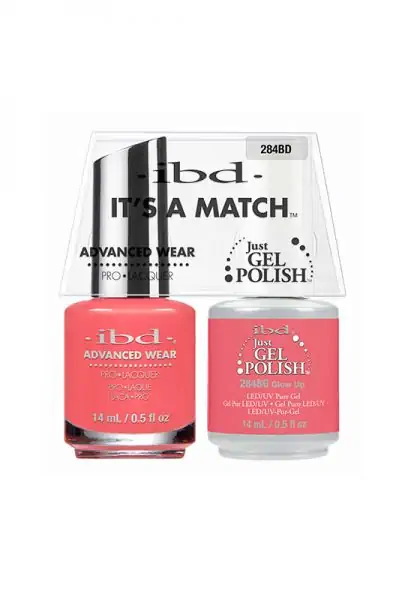 ibd Beauty ibd Advanced Wear Color Duo Glow Up 1 PK The Nail People  Professional Choice for Hard gels and Nail Soak offs