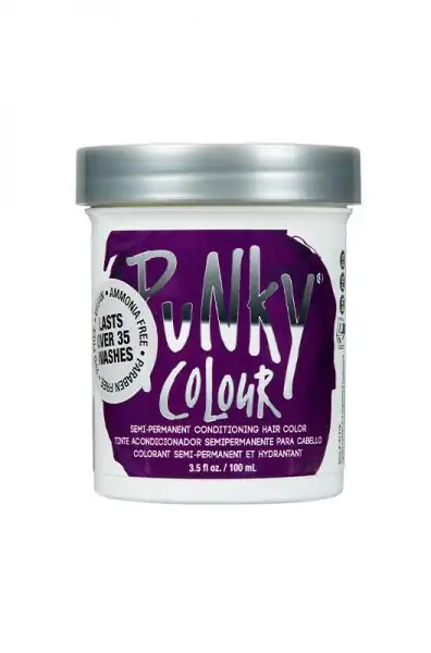 Punky Colour Punky Colour, Semi-Permanent Conditioning Hair Color, Purple,  . fl oz Rainbow-Hued Brightest Boldest Color Hair Dye