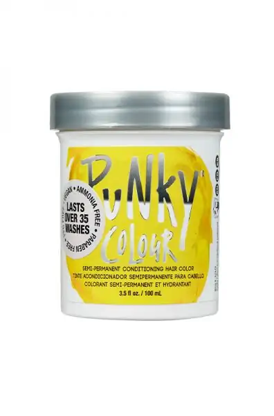 Punky Colour Punky Colour, Semi-Permanent Conditioning Hair Color, Bright  Yellow,  fl oz Rainbow-Hued Brightest Boldest Color Hair Dye
