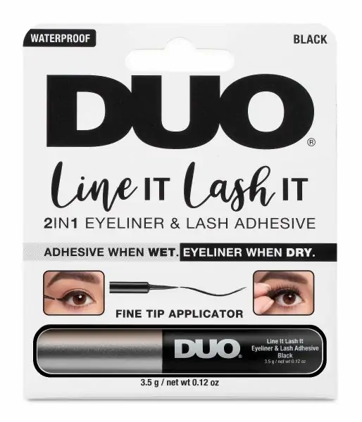 Ardell DUO Line It Lash It, 2-in-1 Eyeliner and Lash Adhesive, 3.5 g