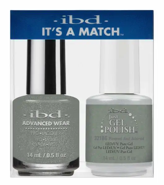 ibd Beauty IBD JUST GEL POLISH, FLOORED AND ADORED  FL OZ / IBD ADVANCED  WEAR, FLOORED AND ADORED  FL OZ The Nail People Professional Choice for  Hard gels and Nail Soak offs