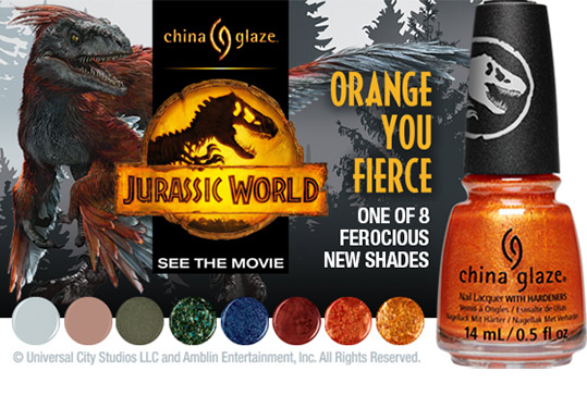 CHINA GLAZE Jurassic World Collection Image