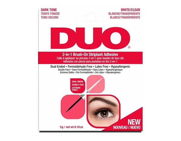 DUO 2-IN-1 BRUSH-ON STRIPLASH ADHESIVE, DARK AND CLEAR image