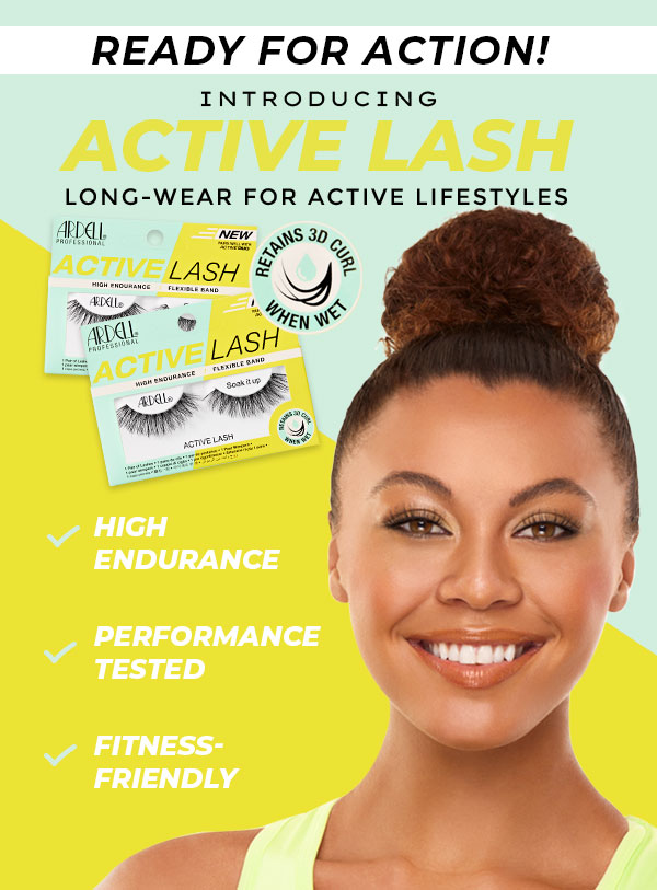 Ardell Active Lashes Collection Banner