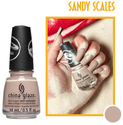 CHINA GLAZE NAIL LACQUER, SANDY SCALES IMAGE