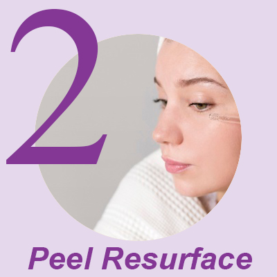 Hello Clear Skin Value Set - Step 2 Peel Resurface using Skin Resurfacing Peel Serum to Exfoliate