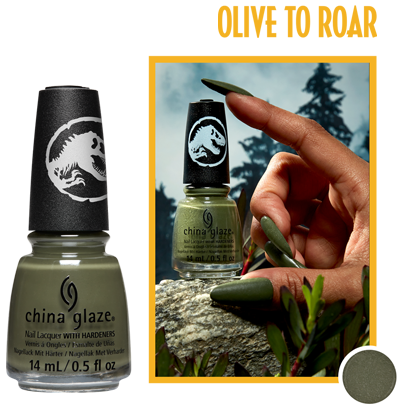 CHINA GLAZE NAIL LACQUER, OLIVE TO ROAR IMAGE