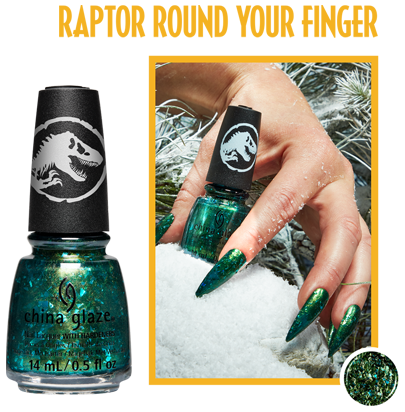 CHINA GLAZE NAIL LACQUER, RAPTOR 'ROUND YOUR FINGER IMAGE